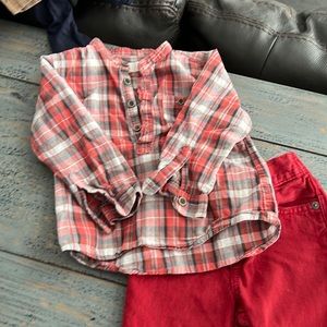 Polo jeans and Zara shirt